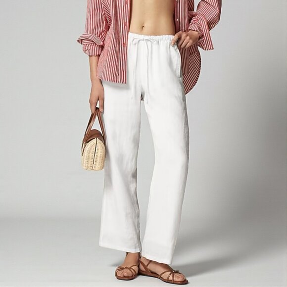 J. Crew Petite new Soleil pant in linen Size XS Petite - Picture 1 of 11